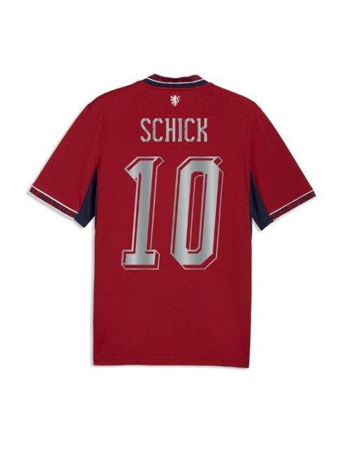 Muži Futbalové oblečenie Česká republika Patrik Schick #10 MS 2026 Krátky Rukáv - Domáci Muži Futbalové oblečenie Česká republika Patrik Schick #10 MS 2026 Krátky Rukáv - Domáci